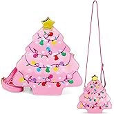 Dansydaisy Christmas Tree Crossbody Purse for Women Handbags Cute Purse Decorated Xmas Tree Shoulder Bag for Xmas Gifts