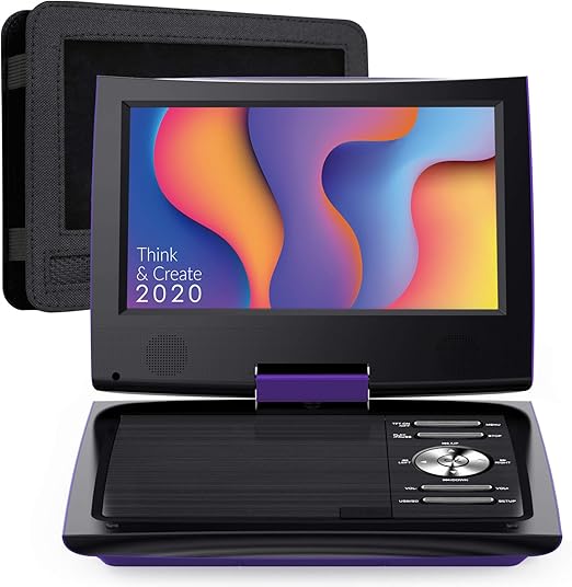 SUNPIN 11" Portable DVD Player for Car and Kids with 9.5