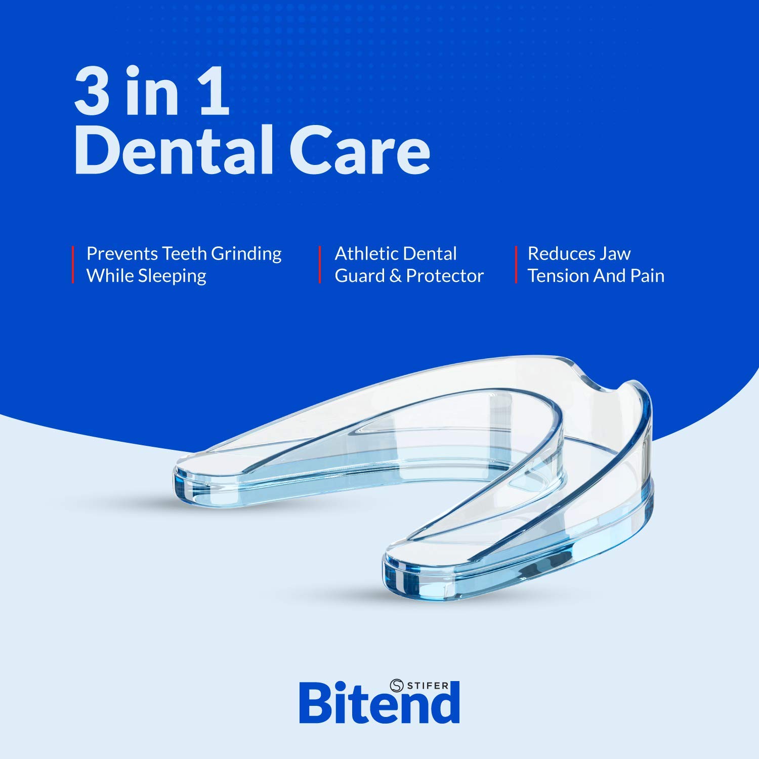 Professional Mouth Guards- Night Guard For Teeth Grinding- Teeth Whitening Mouth Guards- Bruxism Protection Dental Mouth Guard- BPA Free Night/Sports Mouth Guard- Smart Dental Teeth Guard by Stifer : Beauty