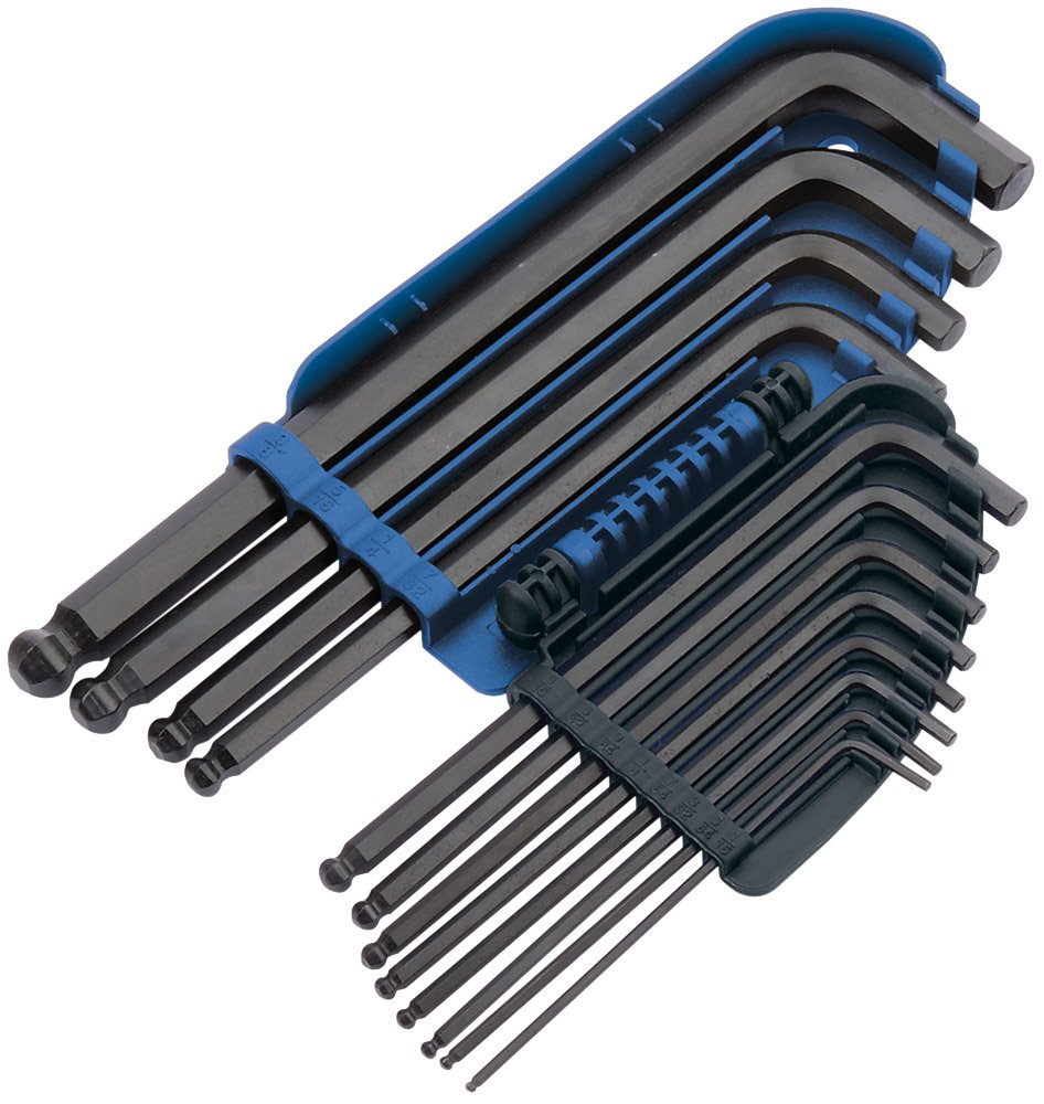 Draper 08381 Imperial 12 Piece Ball End Hex Key Set