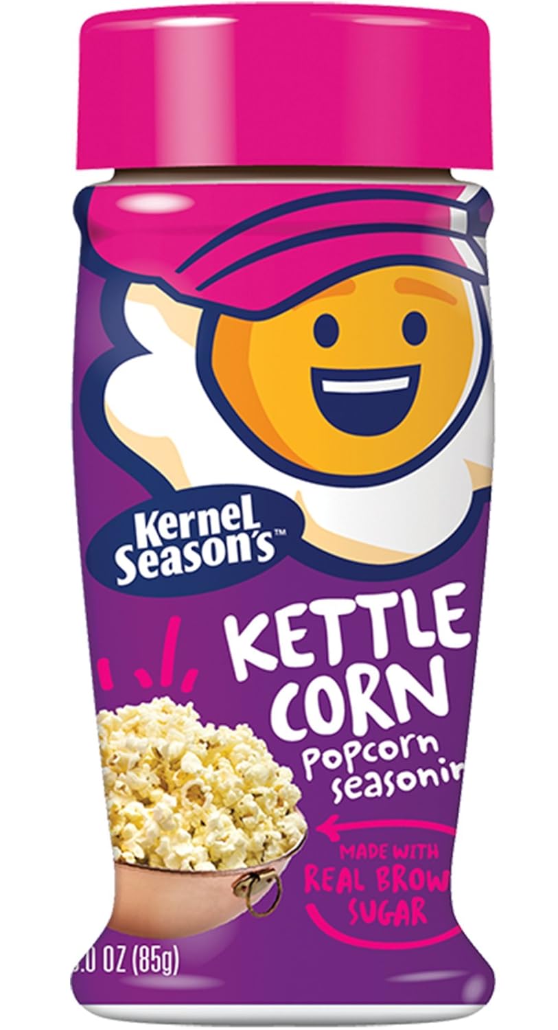 Kernel Season's Popcorn Seasoning, Kettle Corn, 3 Ounce (Pack of 6) : Canned And Jarred Corn : Grocery & Gourmet Food