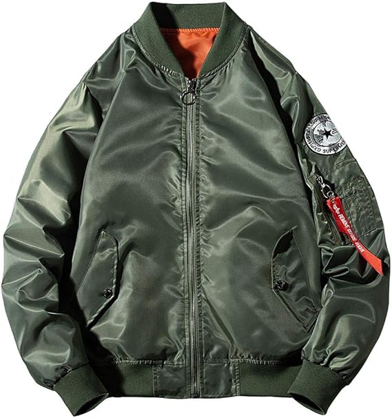 Kudaco フライトジャケット エムエーワンフライトジャケット Ma 1 ミリタリジャケット メンズ レディース 刺繍 ワッペン 中綿選択可 春 秋 冬 2色6サイズ コート ジャケット 通販 Amazon