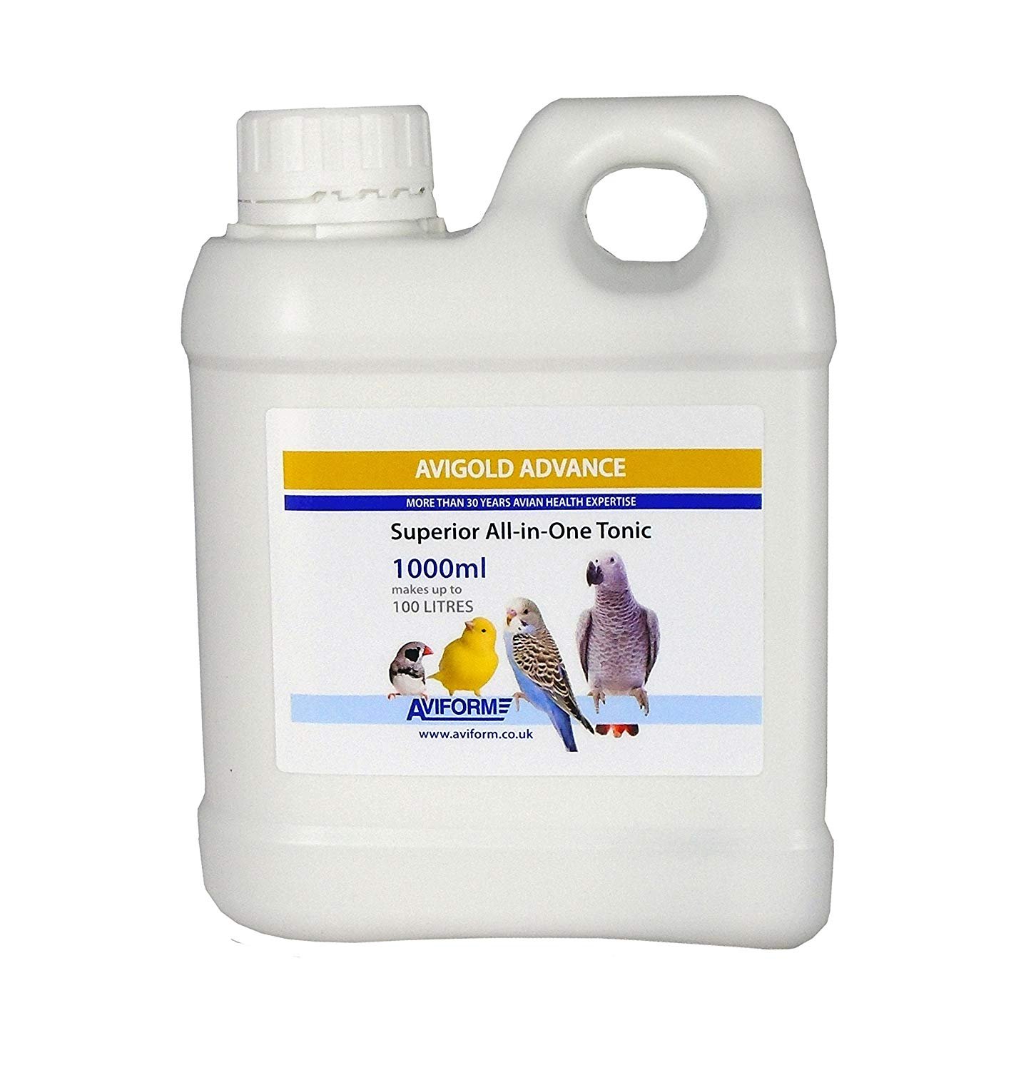 FabFinchesUK Aviform Avigold Advance 1 Litre AllinOne Liquid Bird
