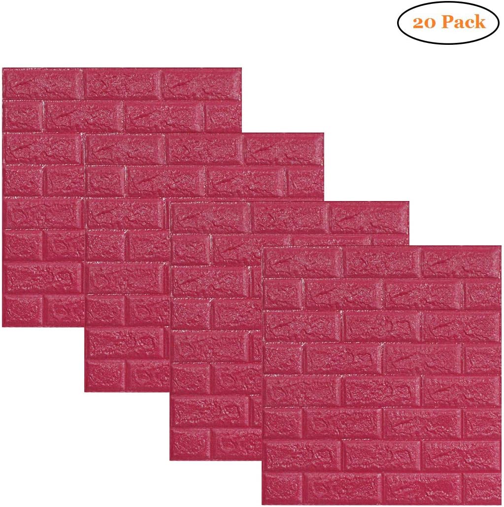 Fcloud Art 3d Peel and Stick 3D Wall Panels for Living Room Bedroom