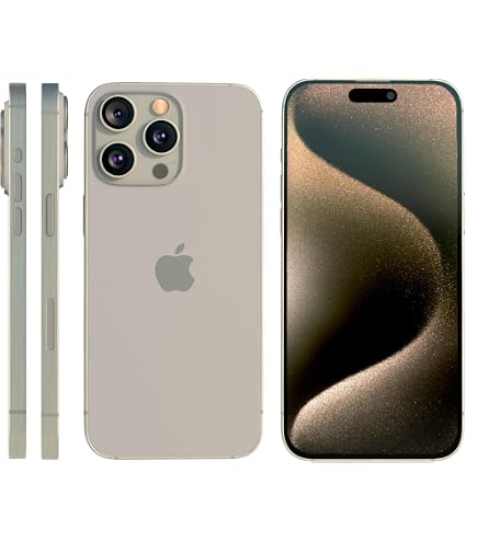 Apple iPhone 15 Pro 128GB Natural Titanium Renewed Model