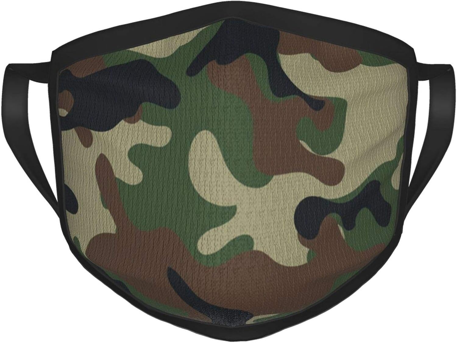 Camouflage Modern Army Black Face Masks Washable Reusable Breathable