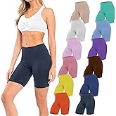 Sexy Basics Womens Ultra Soft Yoga Bike Short | Stretch Boxer Briefs | Multi Packs