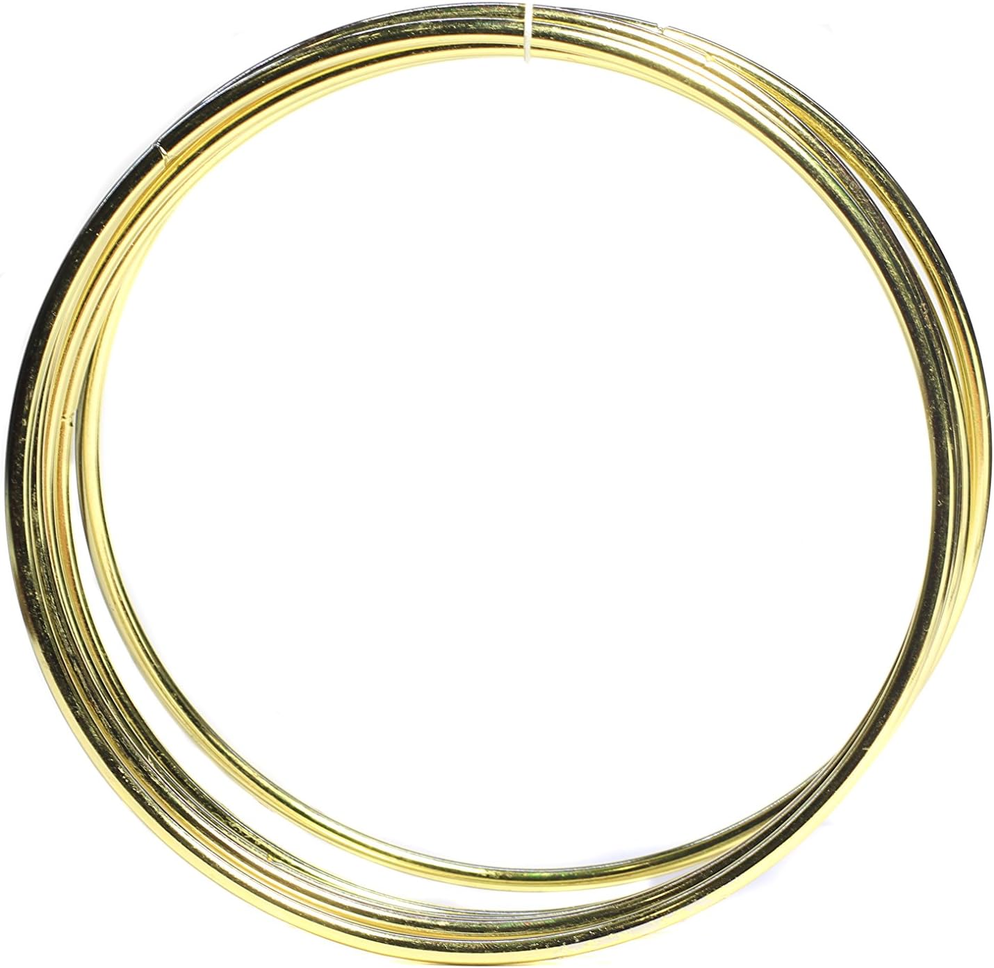 Bistore - Set of 5pcs Gold Dream Catcher Metal Hoops, (Dream Catcher Metal Rings) (7-inch Gold)