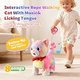 Marsjoy Interactive Walking Talking Cat Plush Toy Kids Singing Dancing view 3