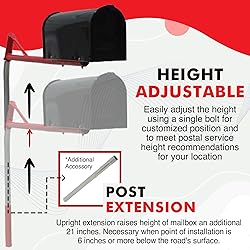SwingClear, Mailbox Support Post with Swinging Boom