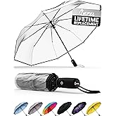 REPEL Windproof Travel Umbrella - Compact & Withstands Winds up to 85MPH , Strongest Premium Auto Folding Umbrella for Rain and Sun - Durable, Light & Portable for Women & Men , Fits Backpack & Cars