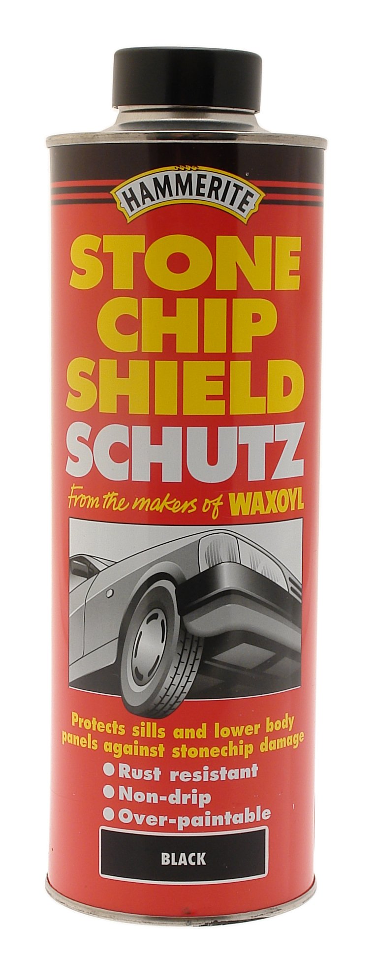 Hammerite HAM6701248 1L Stone Chip Shield Schutz - Black