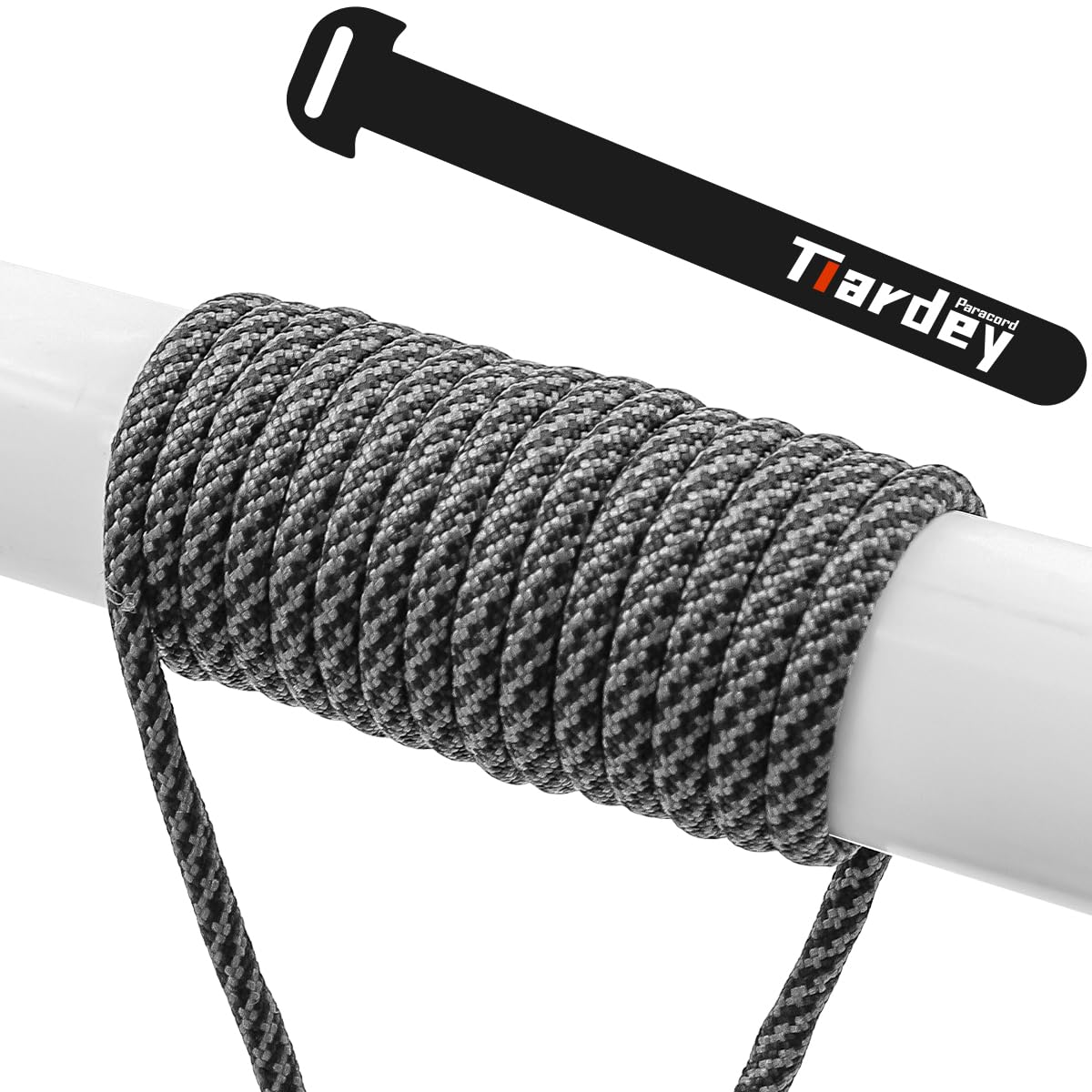 Tiardey PRN-135 Paracord 4mm 100ft (31m) 9 Core Strand,Tear-resistant,Nylon Cord,Mil Spec Type III Paracord,Holds up to 250kg for Outdoor Survival Camping
