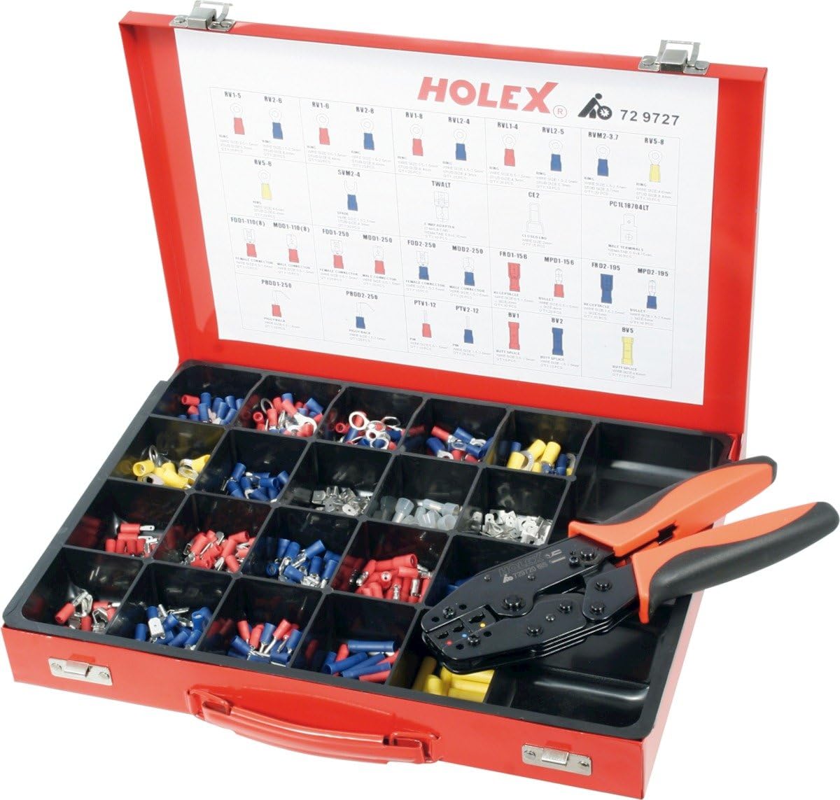 Holex Crimp Connector Terminals, Set Includes Crimping Tool Amazon.co.uk DIY & Tools