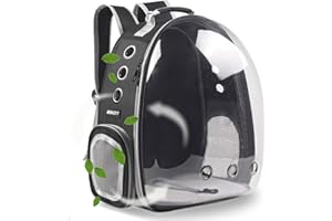 BEIKOTT Cat Backpack Carriers Bag, Dog Backpack, Pet Bubble Backpack for Small Cats Puppies Dogs Bunny, Airline-Approved Vent