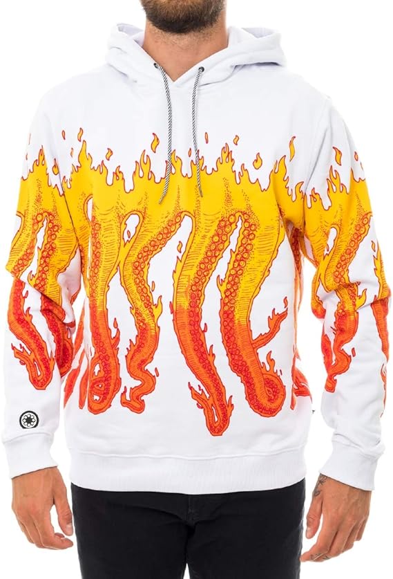 octopus flame hoodie