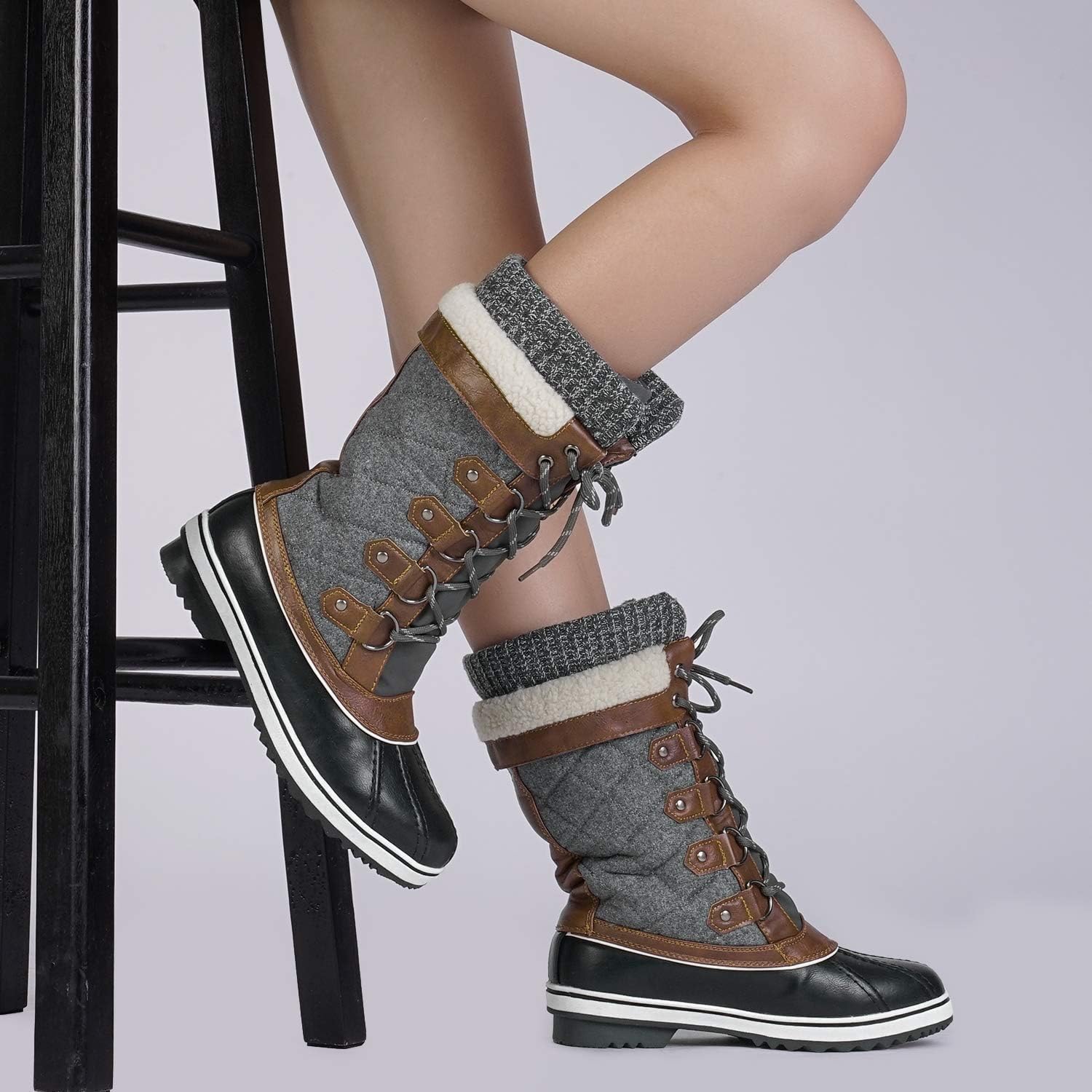  | DREAM PAIRS Women's Mid-Calf Winter Snow Boots | Shoes