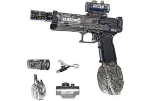 HYNXM Electric Water Gun, Water Guns for Adults, Large Capacity High Powered Squirt Electric Water Gun, Range 28-32 FT, Summer Water Pistol Toys for Pool Party Beach Outdoor