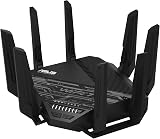 ASUS RT-BE96U BE19000 WiFi 7 Router Tri-Band 6GHz 10G Ports AiMesh