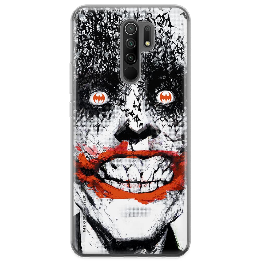 ERT GROUP mobile phone case for Xiaomi REDMI 9 original and officially Licensed DC pattern Joker 007 optimally adapted to the shape of the mobile phone, case made of TPU