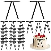 60 Pcs Ribbon Bows, 5x7 Inch Twist Tie Bows, Black Bows for Cake, Bows for Gift Wrapping (Black)
