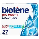 Biotene Dry Mouth Lozenges for Dry Mouth and Fresh Breath, 27 Count | Dry Mouth Relief and Breath Freshener, Refreshing Mint, Provides Dry Mouth Relief, Freshens Breath, Sweetened With Xylitol
