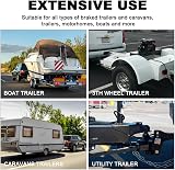 URAQT Breakaway Cable Steel 1m 4mm Wire Towing Caravan Break Away view 4