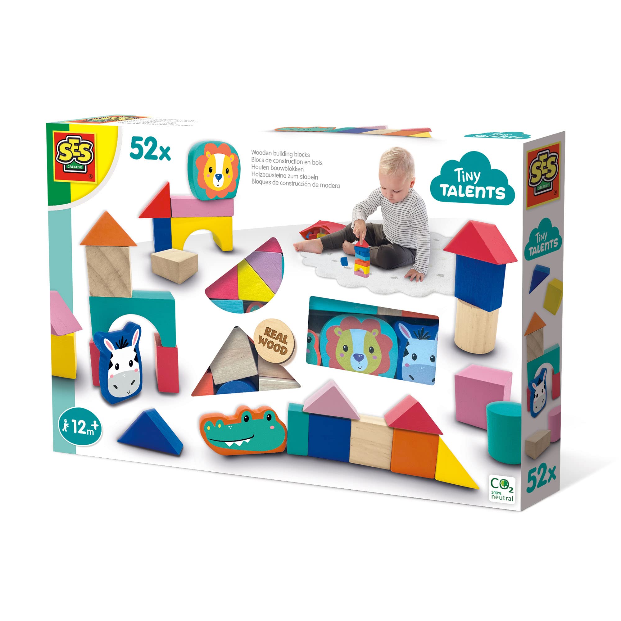 SES Creative Wooden building blocks — image 1