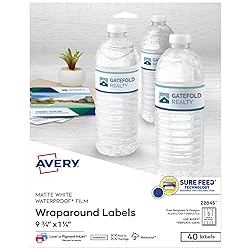 Avery Durable Waterproof Wraparound Rectangle