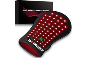 DOINART Red Light Therapy Device for Hands, Near Infrared Light Therapy Glove, for Hand Stiffness - Red Light Therapy at Home.