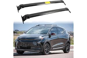 AUXPACBO 220LBS Roof Rack Noiseless Cross Bars Fit for Chevy Chevrolet Bolt EUV Bolt EUV 2022 2023 2024 Sunroof Freedom All Aluminum (Not for Bolt EV) Black Crossbars Luggage Carrier Bars