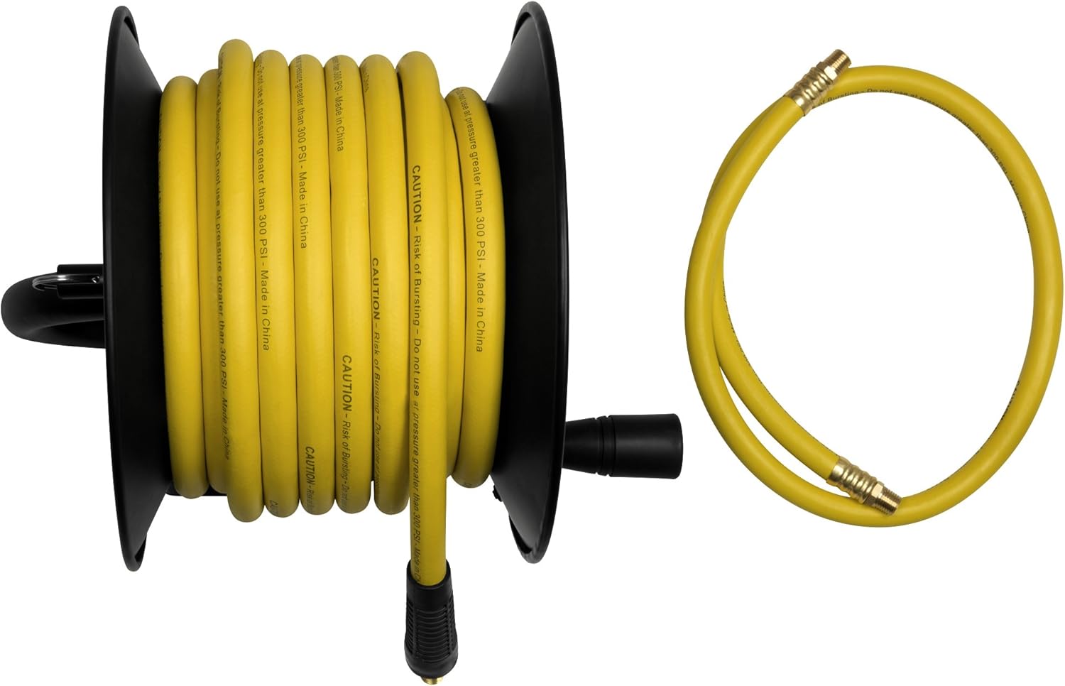 DeWalt DXCM024-0348 3/8” x 50’ Manual Hose Reel with Rubber Hose - - 