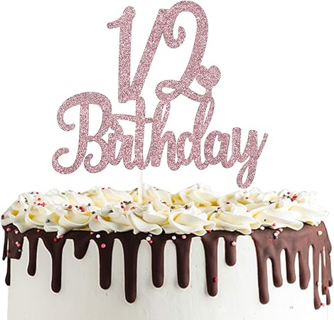 Webenison Pink Glitter Happy Half Cake Topper For Baby 1 2 6 Months Half Year Anniversary Welcome Baby Girl 6 Months Birthday Party Decorations Supplies Party Supplies Toys Games Agtcorp Com