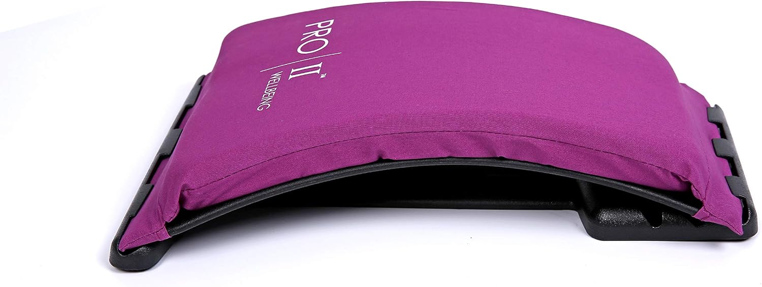 PRO 11 WELLBEING Back Stretcher Improves Posture and helps relieves pain and gives greater flexibility (Purple) - Image 4