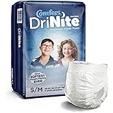 Disposable Unisex Youth Juniors Absorbent Pull On Underwear with Tear Away Seams, Small/Medium, Heavy Absorbency, 17 per Bag