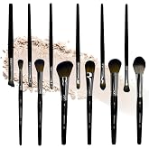 Cinema Secrets Professional Makeup Brush Set - Vegan Face &amp; Eye Makeup Brush Kit, Foundation, Blending, Contour, Eyeshadow &amp; Brow Brushes - Complete Set for Women, Beginners &amp; MUAs (12 Piece)