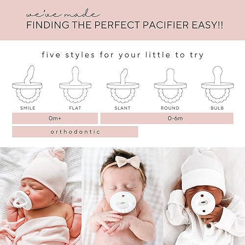 Ryan Rose Cutie PAT Pacifier Teether (Starter Kit, Girl) in
