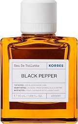 Korres Black Pepper Eau De Toilette 50ml Men Women Fragrance view 1