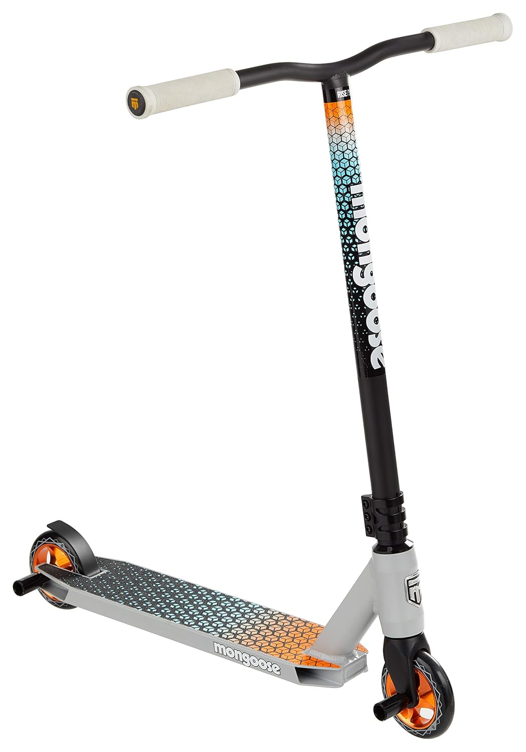 Mongoose Rise 100 Elite Freestyle Stunt Kick Scooter, Featuring