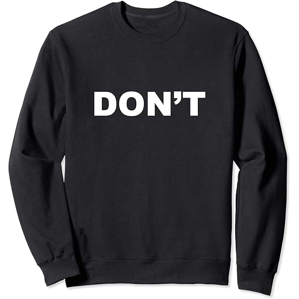 Amazon.com: Wild Aloof Rebel Sweatshirt / White Font : Clothing 