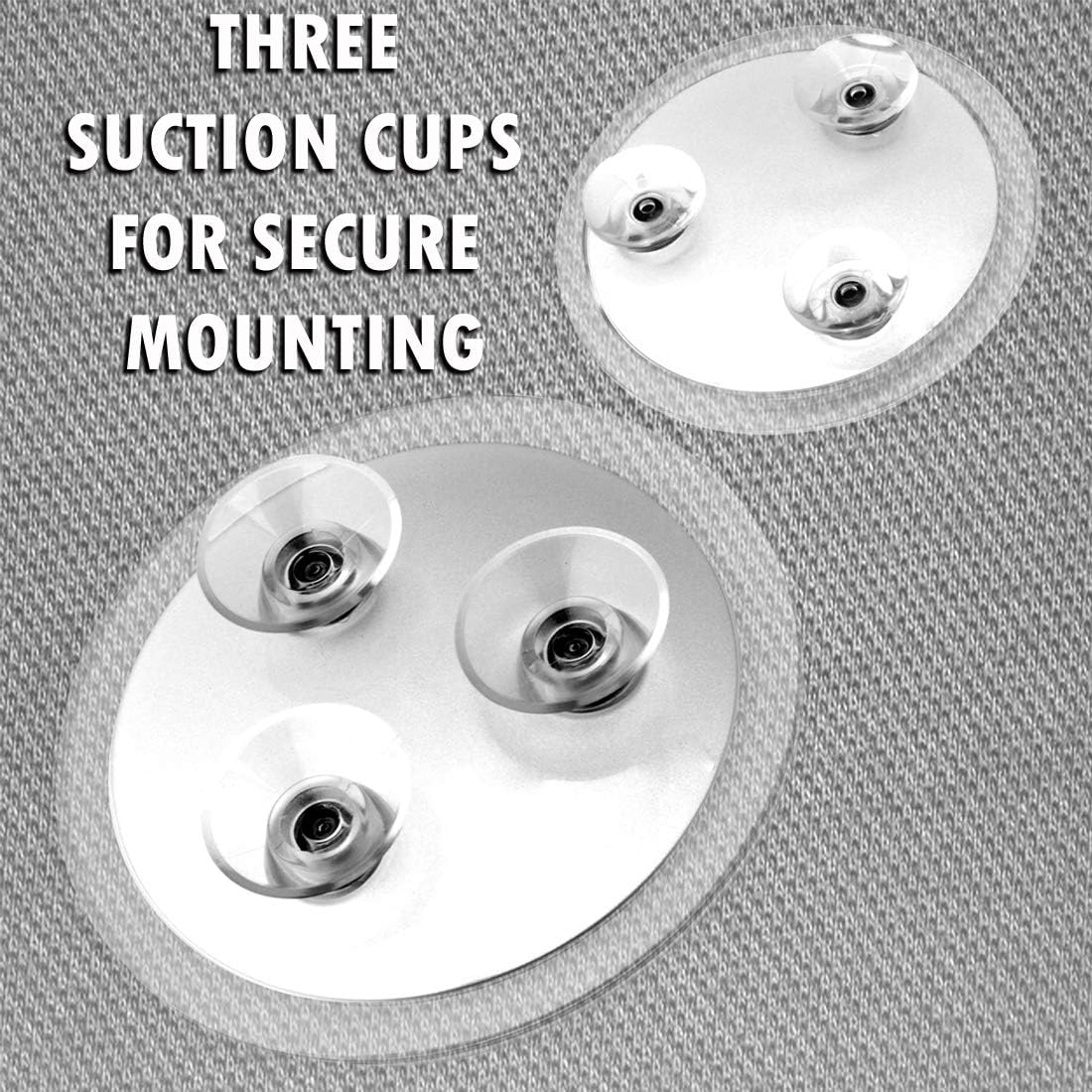 20X & 15X Magnifying Mirror Combo Set including 3 Stick On Suction Cups For Makeup and Tweezing Eyebrows - Image 4
