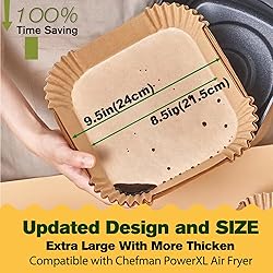 Air Fryer Liners Disposable for CHEFMAN Air