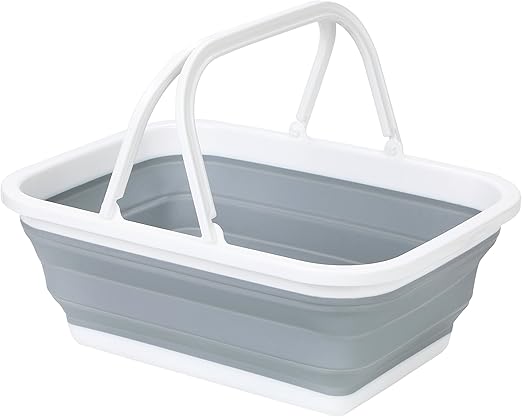 Amazon 洗い桶 折りたたみ シリコン キッチン 桶 洗濯 洗濯かご ランドリーボックス 食器洗い かご トレイ 長方形 洗い桶 オンライン通販