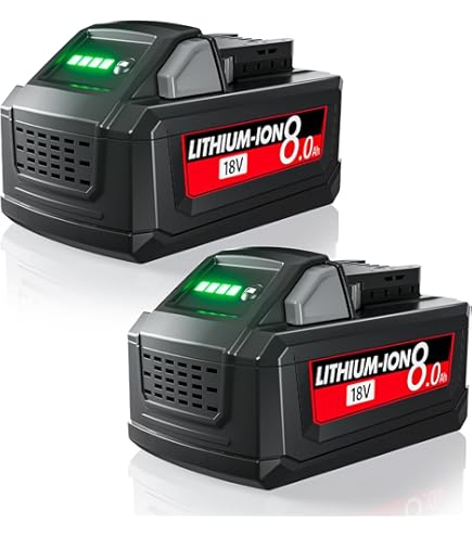 Batterie Milwaukee M18 8.0Ah + Lampe LED – Haute Autonomie, Compatible Outils Sans Fil Milwaukee