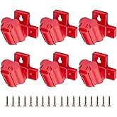 6 Packs Tool Holder Mount Compatible for Milwaukee 12V Drill Tool Hanger Power Tool Storage