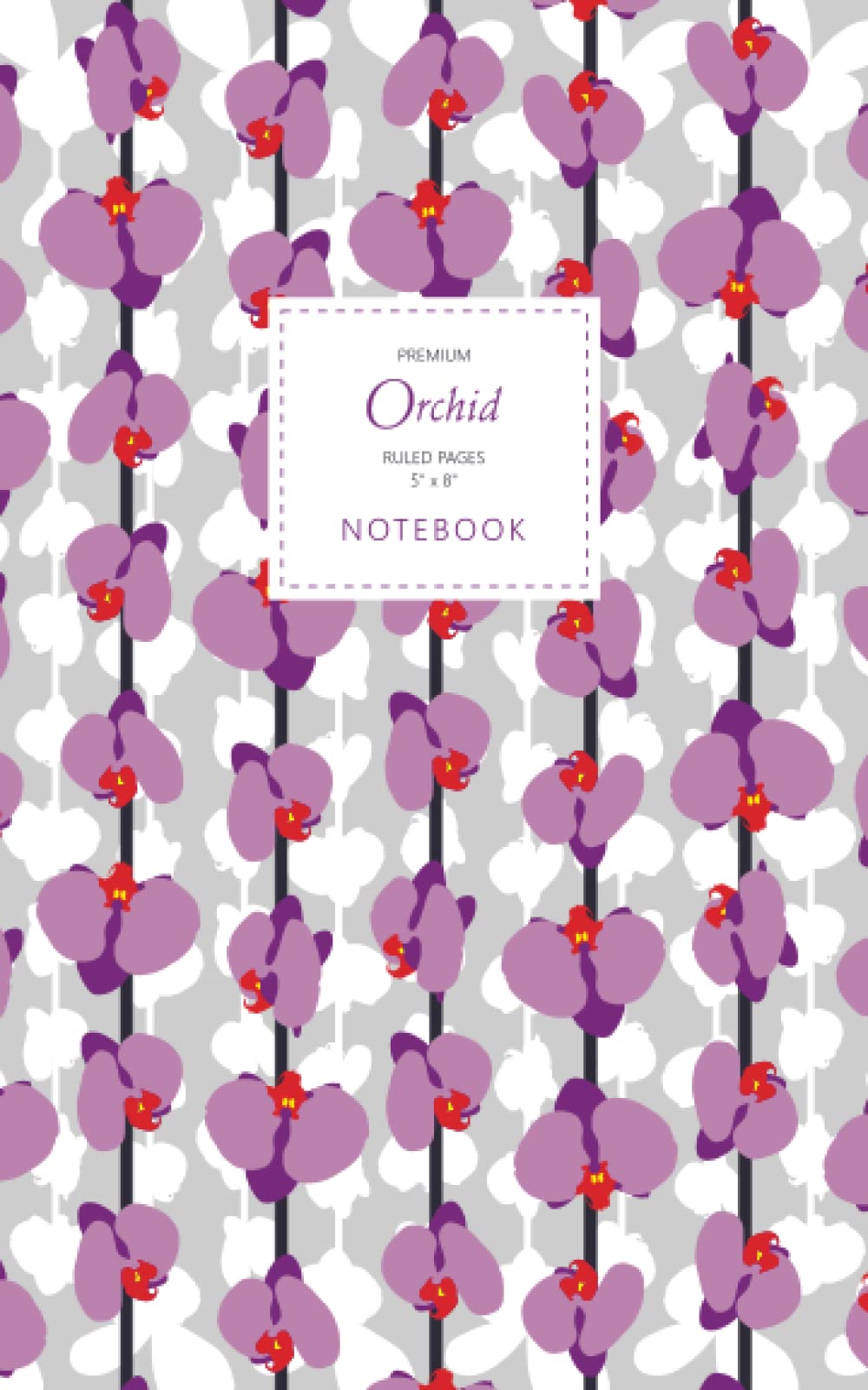 Orchid Notebook - Ruled Pages - 5x8 - Premium: (Day Dream Believer) Fun notebook 96 ruled/lined pages (5x8 inches / 12.7x20.3cm / Junior Legal Pad / Nearly A5)