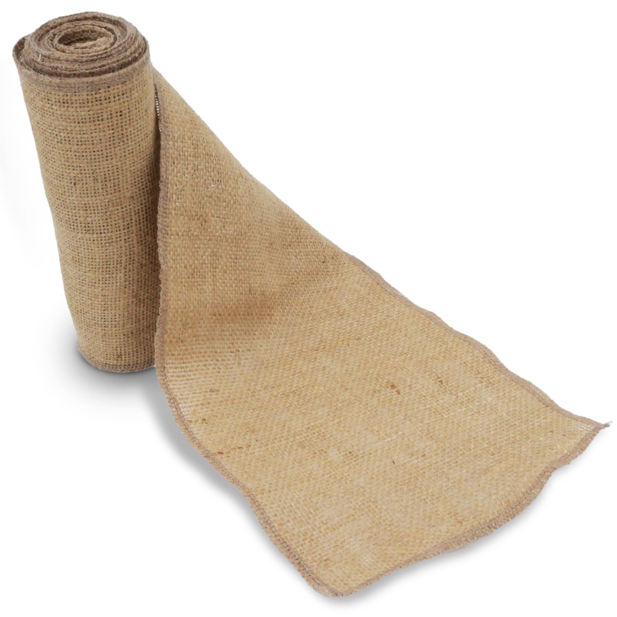 Jolee Fabrics Hessian Fabric Table Runner Durable Jute Hessian Fabric | Great For Wedding Decorations, Fabric Bunting And Home Decor | 30cmx10m For A Party Dining Table Or Garden Event