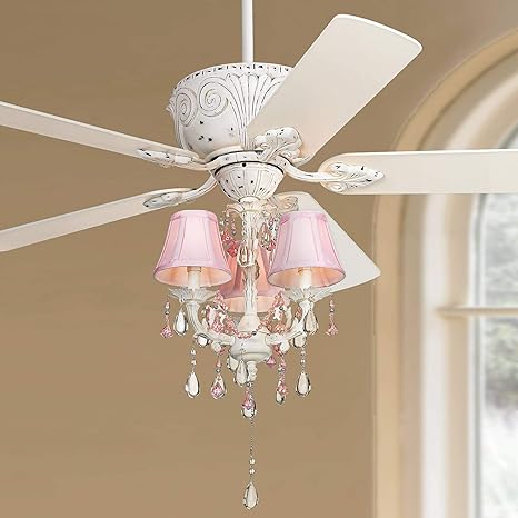 52 Casa Deville Chic Ceiling Fan With Light Kit Led Dimmable
