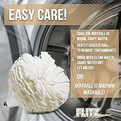 Flitz Buff Ball w/ 1.76oz Metal Polish Paste - 5in