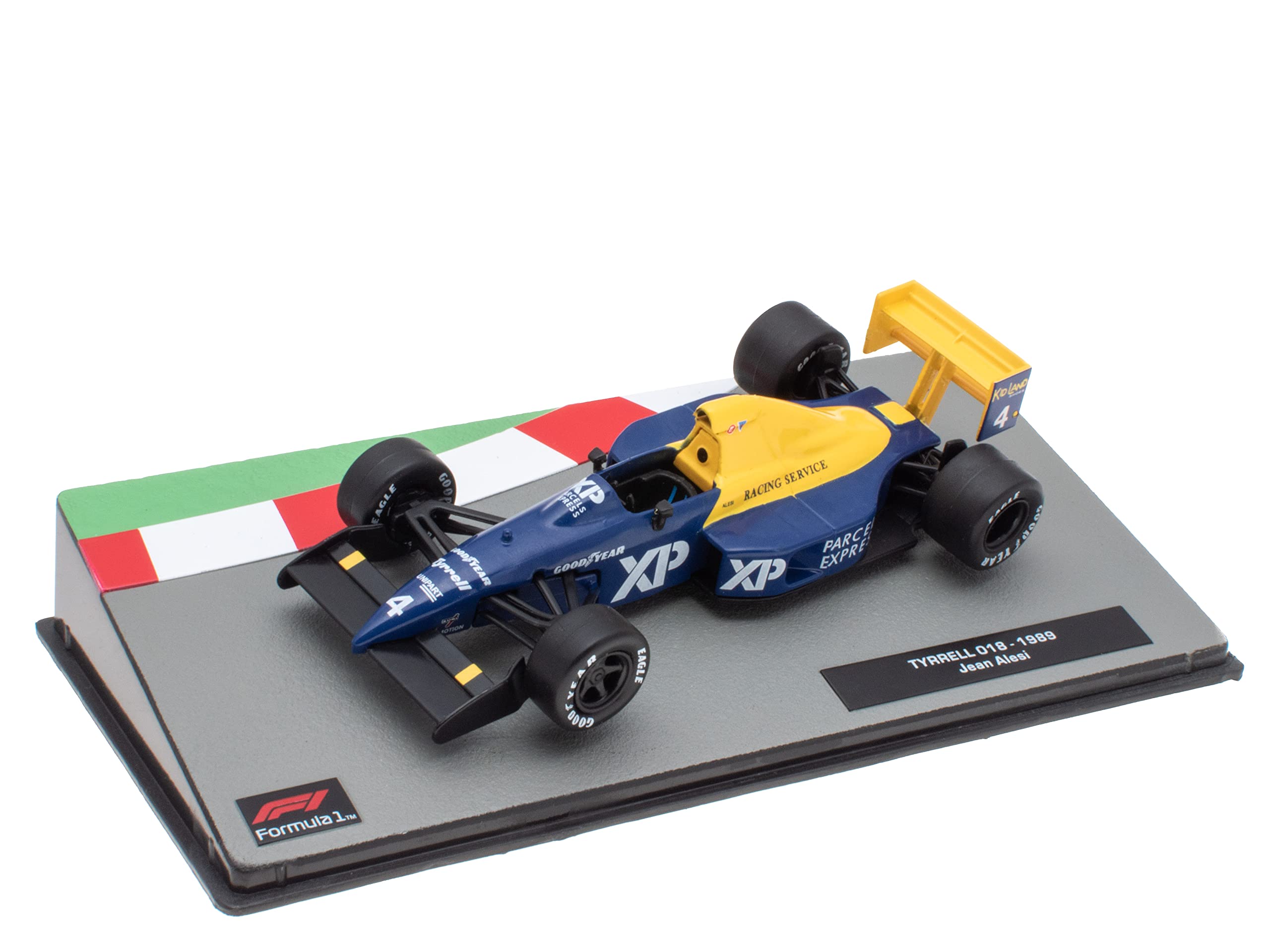OPO 10 - Miniature car Formula 1 1/43 compatible with TYRREL 018 - Jean Alesi - 1989 - FD115